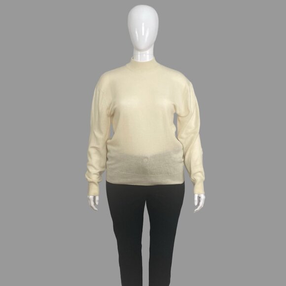 100% wool Windsor House mock neck sweater - Picture 2 of 7